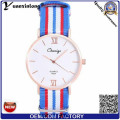 Yxl-304 Whosale Dw Estilo Real Nylon Correa Moderno Reloj Hombres Señoras Mujeres Reloj OEM / ODM